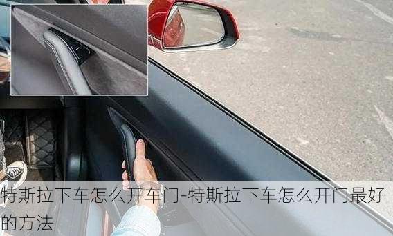 特斯拉下車怎么開車門-特斯拉下車怎么開門最好的方法