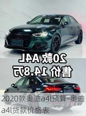 2020款?yuàn)W迪a4l預(yù)算-奧迪a4l貸款價(jià)格表