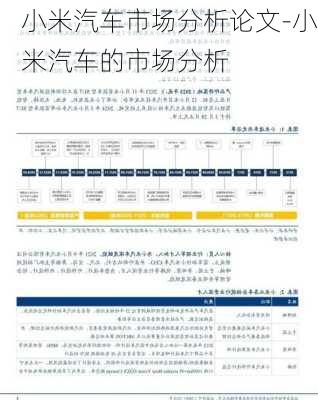 小米汽車市場分析論文-小米汽車的市場分析