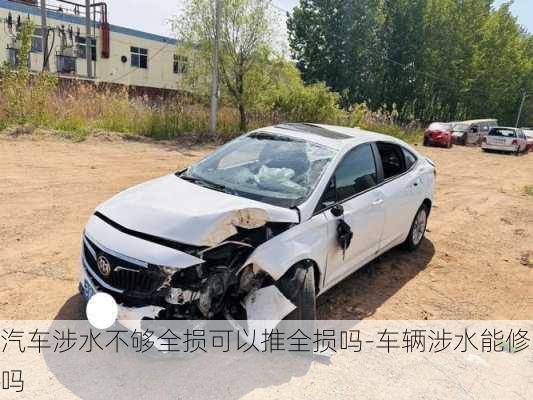 汽車涉水不夠全損可以推全損嗎-車輛涉水能修嗎