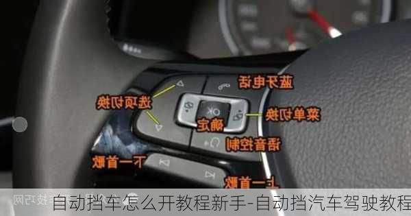 自動擋車怎么開教程新手-自動擋汽車駕駛教程