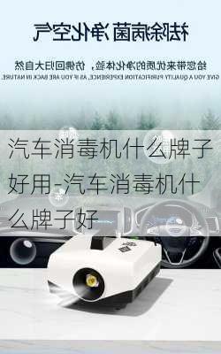 汽車消毒機(jī)什么牌子好用-汽車消毒機(jī)什么牌子好