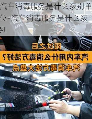 汽車消毒服務(wù)是什么級別單位-汽車消毒服務(wù)是什么級別