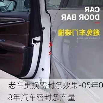 老車更換密封條效果-05年08年汽車密封條產(chǎn)量