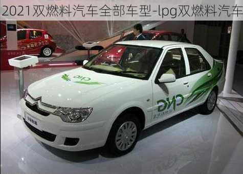 2021雙燃料汽車全部車型-lpg雙燃料汽車