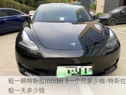 租一輛特斯拉model 3一個(gè)月多少錢-特斯拉租一天多少錢