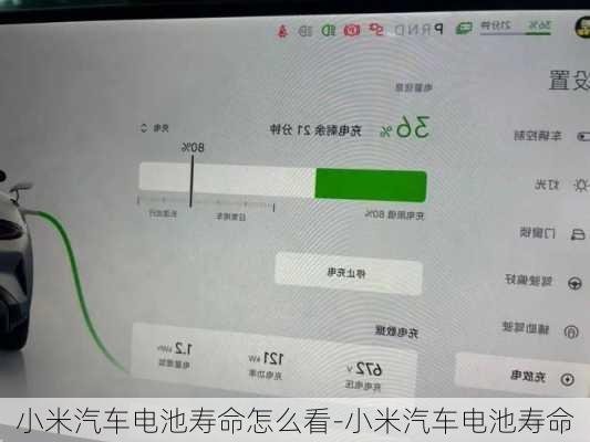 小米汽車電池壽命怎么看-小米汽車電池壽命