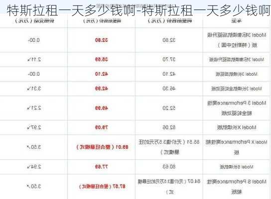 特斯拉租一天多少錢啊-特斯拉租一天多少錢啊