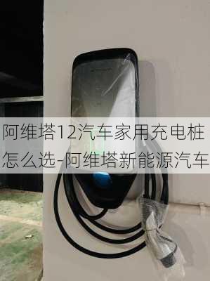 阿維塔12汽車家用充電樁怎么選-阿維塔新能源汽車