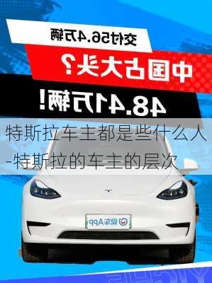 特斯拉車(chē)主都是些什么人-特斯拉的車(chē)主的層次