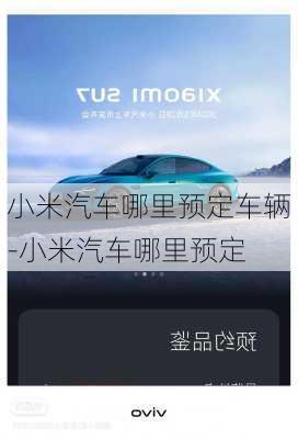 小米汽車哪里預(yù)定車輛-小米汽車哪里預(yù)定