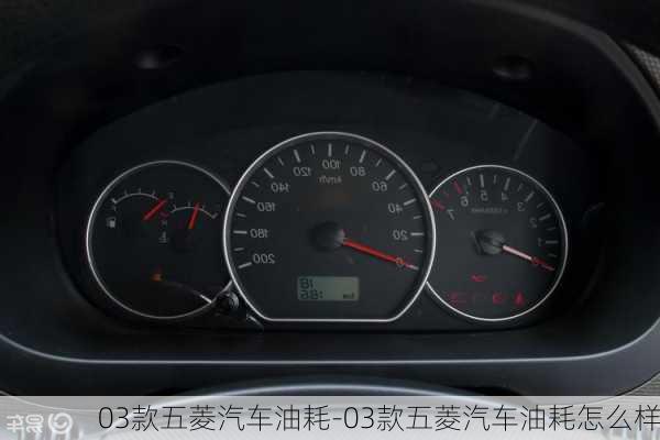 03款五菱汽車油耗-03款五菱汽車油耗怎么樣