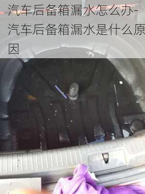 汽車后備箱漏水怎么辦-汽車后備箱漏水是什么原因