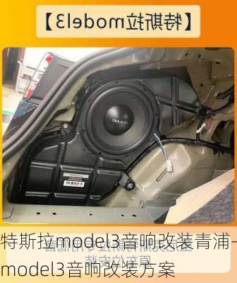 特斯拉model3音響改裝青浦-model3音響改裝方案