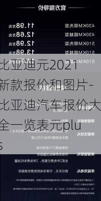 比亞迪元2021新款報(bào)價(jià)和圖片-比亞迪汽車報(bào)價(jià)大全一覽表元plus