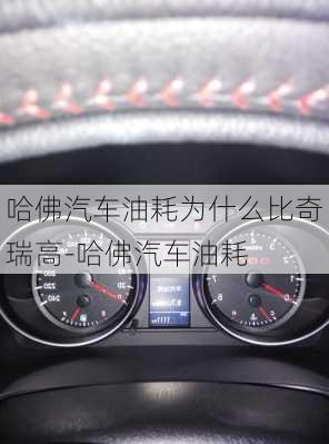 哈佛汽車(chē)油耗為什么比奇瑞高-哈佛汽車(chē)油耗