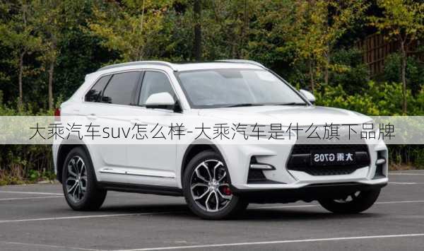 大乘汽車suv怎么樣-大乘汽車是什么旗下品牌