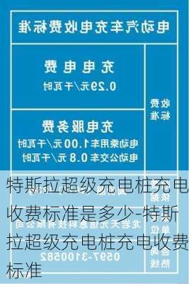 特斯拉超級充電樁充電收費標準是多少-特斯拉超級充電樁充電收費標準