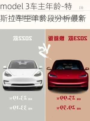 model 3車主年齡-特斯拉車主年齡段分析最新