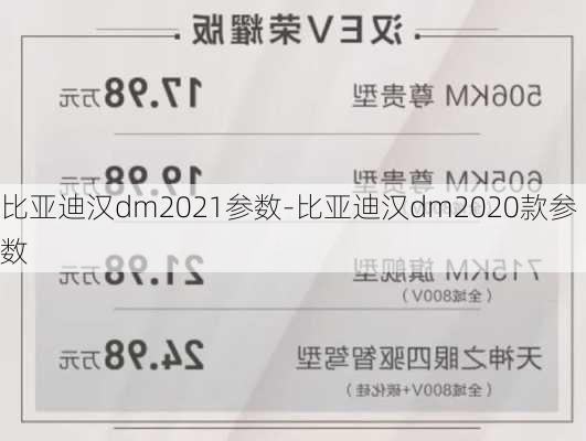 比亞迪漢dm2021參數(shù)-比亞迪漢dm2020款參數(shù)