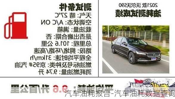 汽車油耗報告-汽車油耗數(shù)據(jù)查詢