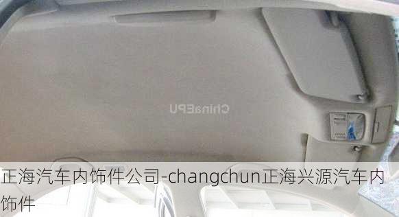 正海汽車(chē)內(nèi)飾件公司-changchun正海興源汽車(chē)內(nèi)飾件