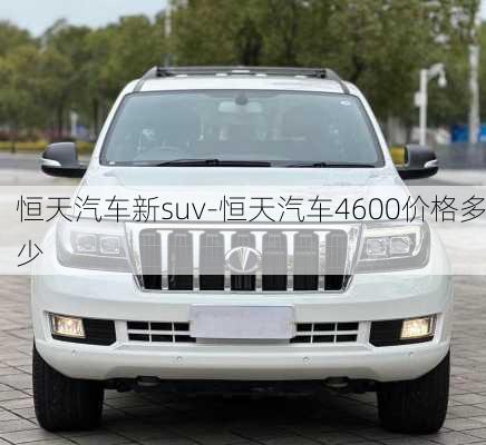 恒天汽車新suv-恒天汽車4600價(jià)格多少