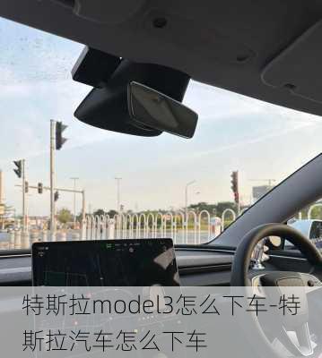 特斯拉model3怎么下車-特斯拉汽車怎么下車