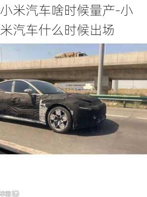 小米汽車啥時候量產(chǎn)-小米汽車什么時候出場