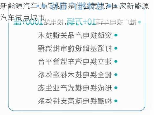 新能源汽車試點(diǎn)城市是什么意思?-國(guó)家新能源汽車試點(diǎn)城市