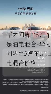 華為問界m5汽車是油電混合-華為問界m5汽車是油電混合價格