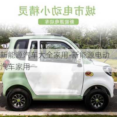 新能源汽車大全家用-新能源電動(dòng)汽車家用