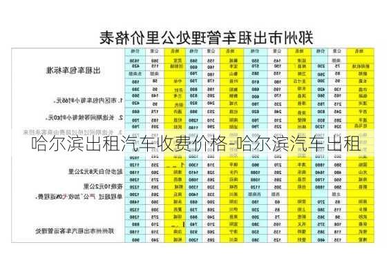 哈爾濱出租汽車收費(fèi)價(jià)格-哈爾濱汽車出租