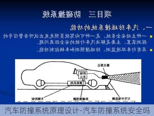 汽車防撞系統(tǒng)原理設(shè)計(jì)-汽車防撞系統(tǒng)安全嗎