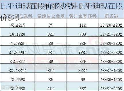 比亞迪現(xiàn)在股價多少錢-比亞迪現(xiàn)在股價多少