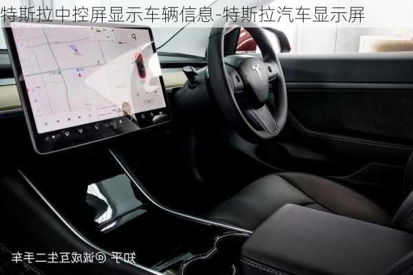 特斯拉中控屏顯示車輛信息-特斯拉汽車顯示屏