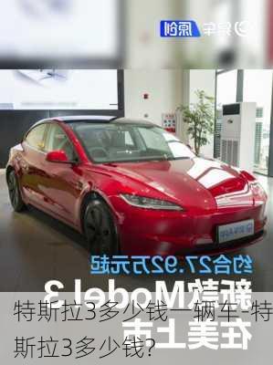 特斯拉3多少錢一輛車-特斯拉3多少錢?