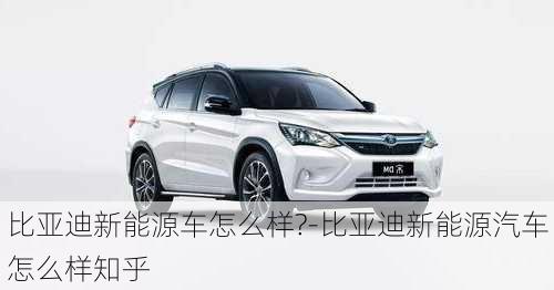 比亞迪新能源車(chē)怎么樣?-比亞迪新能源汽車(chē)怎么樣知乎