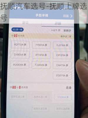 撫順汽車選號(hào)-撫順上牌選號(hào)