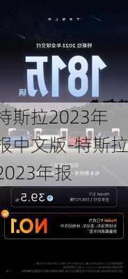 特斯拉2023年報中文版-特斯拉2023年報