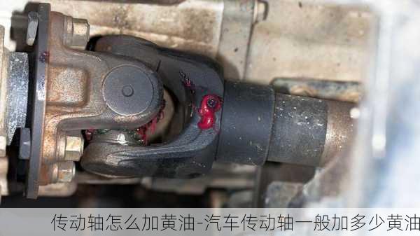 傳動軸怎么加黃油-汽車傳動軸一般加多少黃油