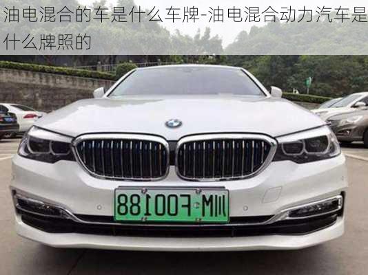 油電混合的車是什么車牌-油電混合動(dòng)力汽車是什么牌照的