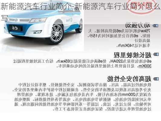 新能源汽車行業(yè)簡介-新能源汽車行業(yè)簡介怎么寫