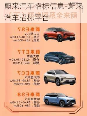 蔚來汽車招標信息-蔚來汽車招標平臺