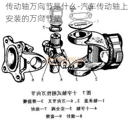 傳動軸萬向節(jié)是什么-汽車傳動軸上安裝的萬向節(jié)是