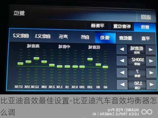 比亞迪音效最佳設(shè)置-比亞迪汽車音效均衡器怎么調(diào)