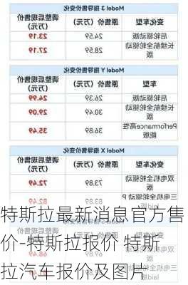 特斯拉最新消息官方售價(jià)-特斯拉報(bào)價(jià) 特斯拉汽車報(bào)價(jià)及圖片