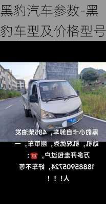 黑豹汽車參數(shù)-黑豹車型及價格型號