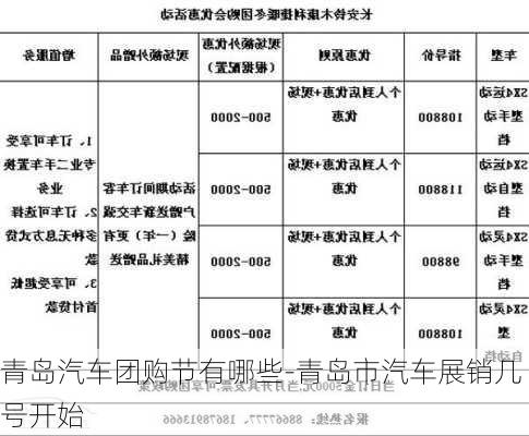 青島汽車團(tuán)購節(jié)有哪些-青島市汽車展銷幾號開始