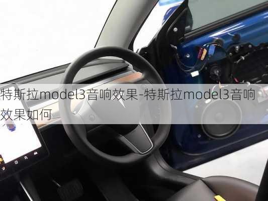 特斯拉model3音響效果-特斯拉model3音響效果如何